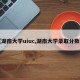 【湖南大学uiuc,湖南大学录取分数线】