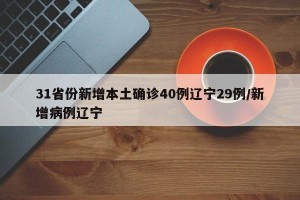 31省份新增本土确诊40例辽宁29例/新增病例辽宁