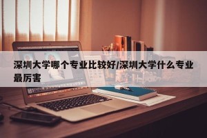 深圳大学哪个专业比较好/深圳大学什么专业最厉害