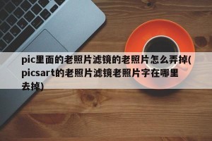 pic里面的老照片滤镜的老照片怎么弄掉(picsart的老照片滤镜老照片字在哪里去掉)