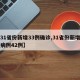 【31省份新增33例确诊,31省份新增确诊病例42例】