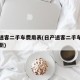 日产逍客二手车费用表(日产逍客二手车费用表最新)