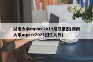 湖南大学mpacc2019录取情况(湖南大学mpacc2021招生人数)